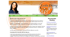 Desktop Screenshot of leslieduong.com